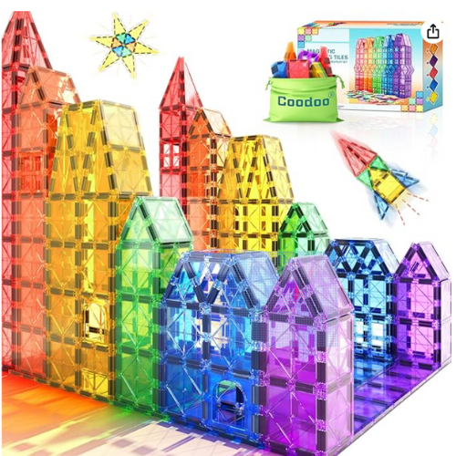 Magnetic Tiles Kids Toys 40 pcs