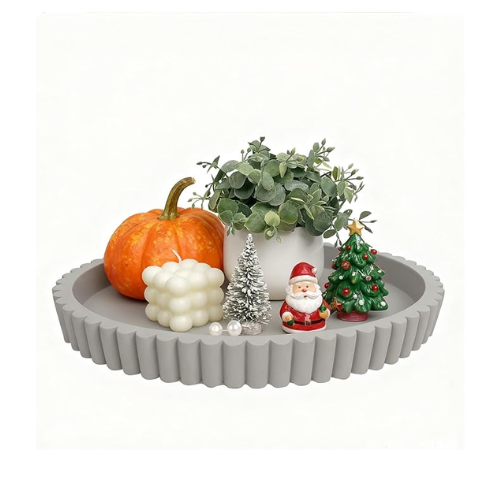 Oval Tray for Coffee Table Décor 13"